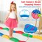 Multi-Color PP Kids Balance Beam Set with 20 Pieces and Anti-Slip Surface
